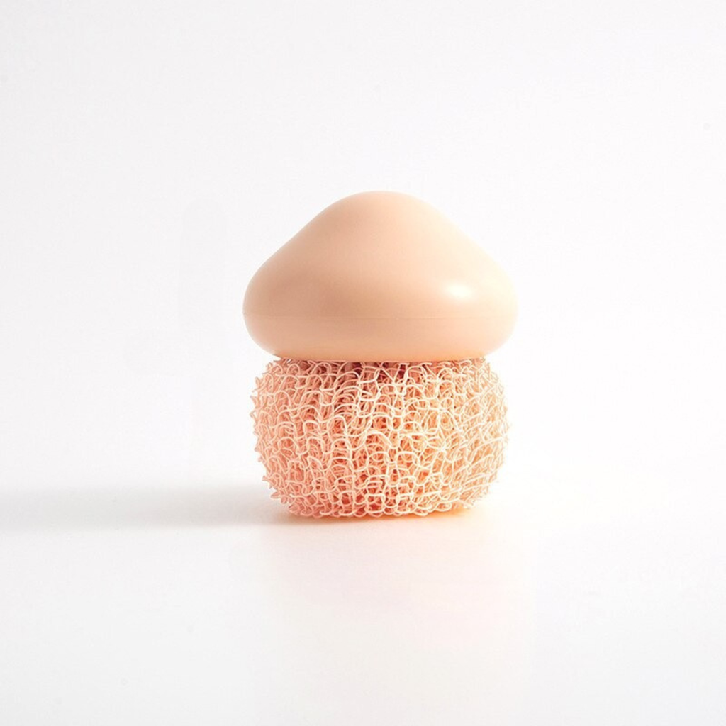 Fremgard Mushroom Inspired Mini Cleaning Brush Pink Nylon