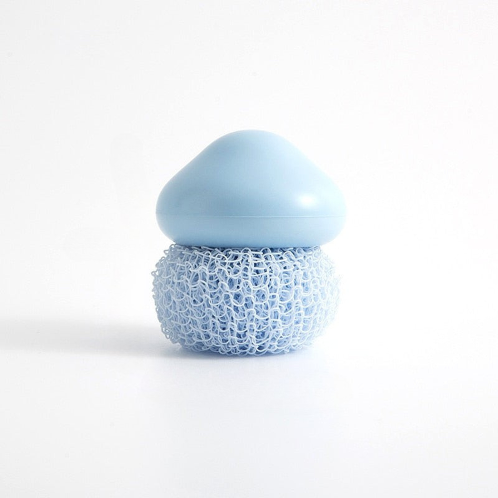 Fremgard Mushroom Inspired Mini Cleaning Brush Blue Nylon
