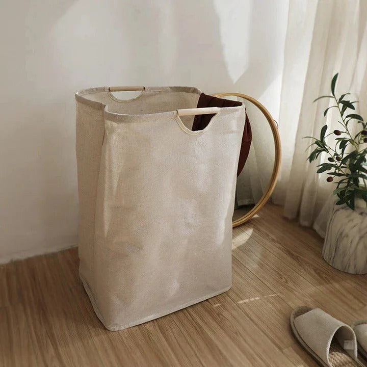 Fremgard Japanese style, Cotton linen Laundry Basket