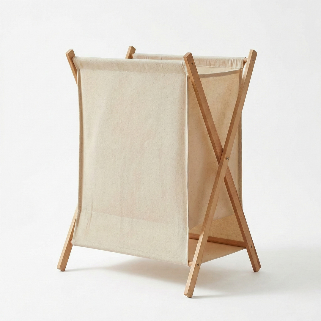 Fremgard Laundry basket - Solid wood Large