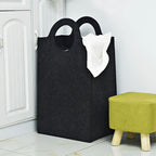 Fremgard Oxford Fold Felt Laundry Basket