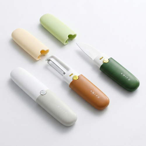 Fremgard 2-in-1 Fruit Knife and Peeler - Stainless Steel Kitchen Tool