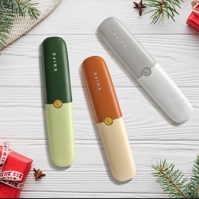 Fremgard 2-in-1 Fruit Knife and Peeler - Stainless Steel Kitchen Tool Gray