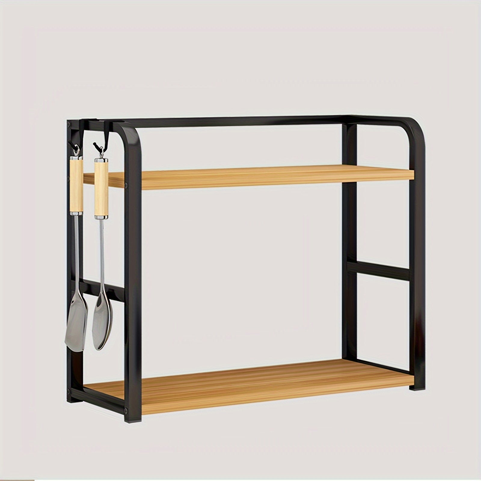 Fremgard 2-Tier Stainless Steel Spice Rack – Open Kitchen Counter Organizer