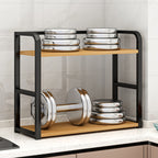 Fremgard 2-Tier Stainless Steel Spice Rack – Open Kitchen Counter Organizer