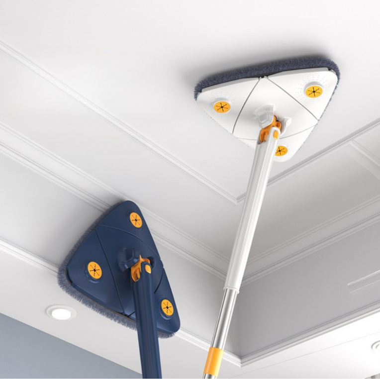 Fremgard 360° Rotating Microfiber Flat Mop with Adjustable Handle (100–130 cm)