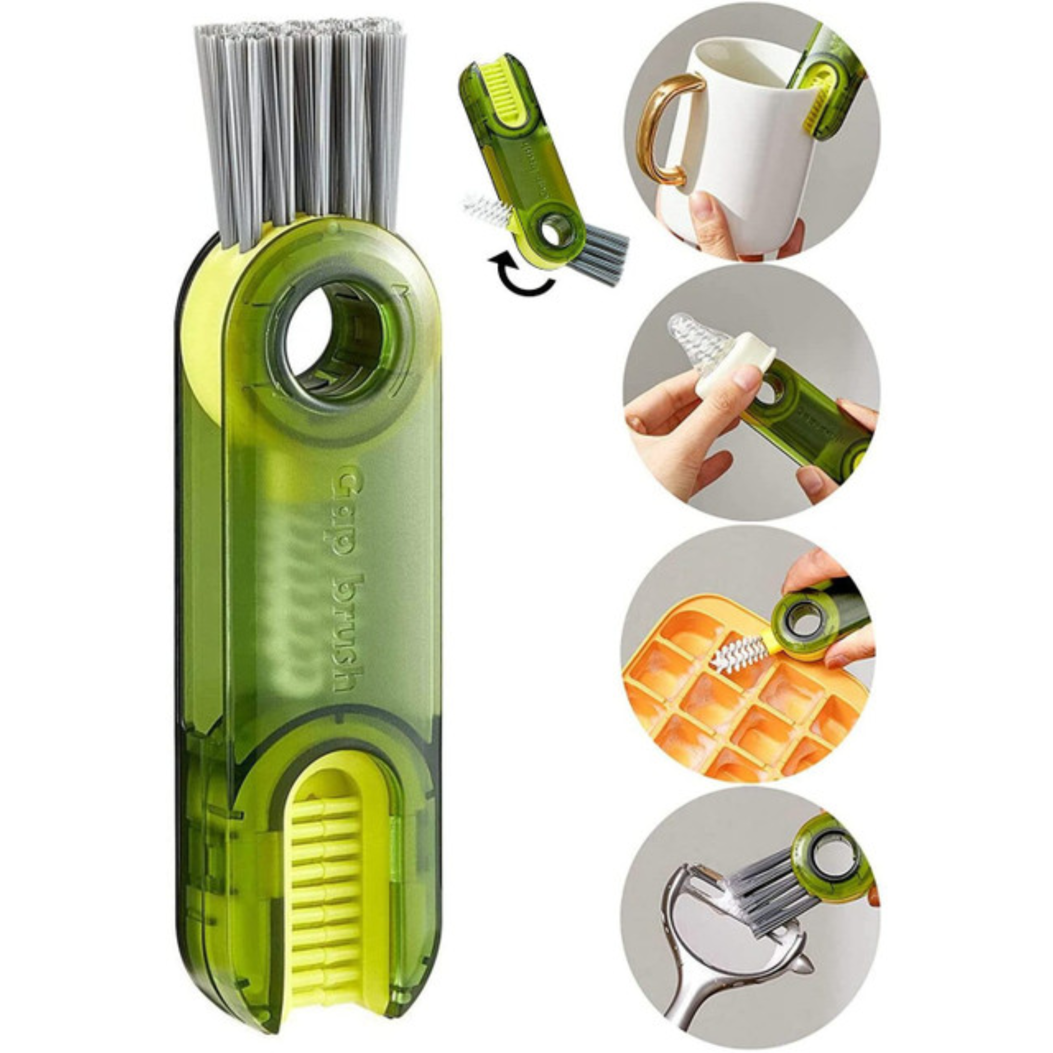 Fremgard 3-in-1 Detail Cleaning Brush for Bottles and Narrow Gaps