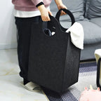 Fremgard Oxford Fold Felt Laundry Basket