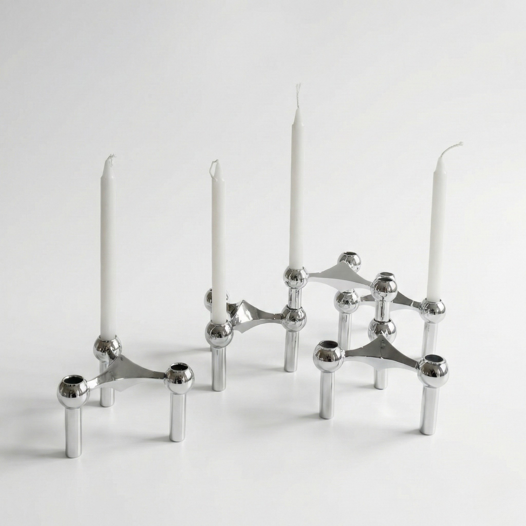 Fremgard Art Metal Candle Holder – Modern Sculptural Candle Stand for Home
