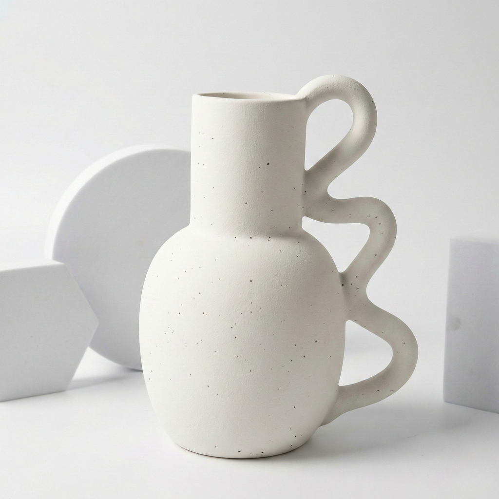 Fremgard Modern Sculptural Ceramic Vase