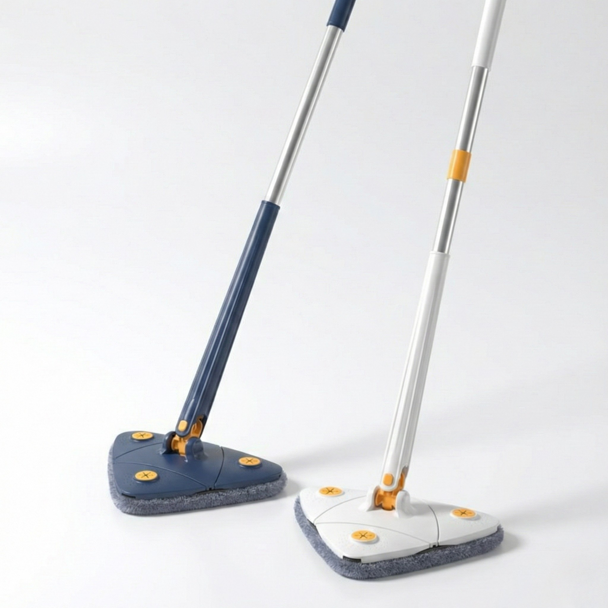 Fremgard 360° Rotating Microfiber Flat Mop with Adjustable Handle (100–130 cm)