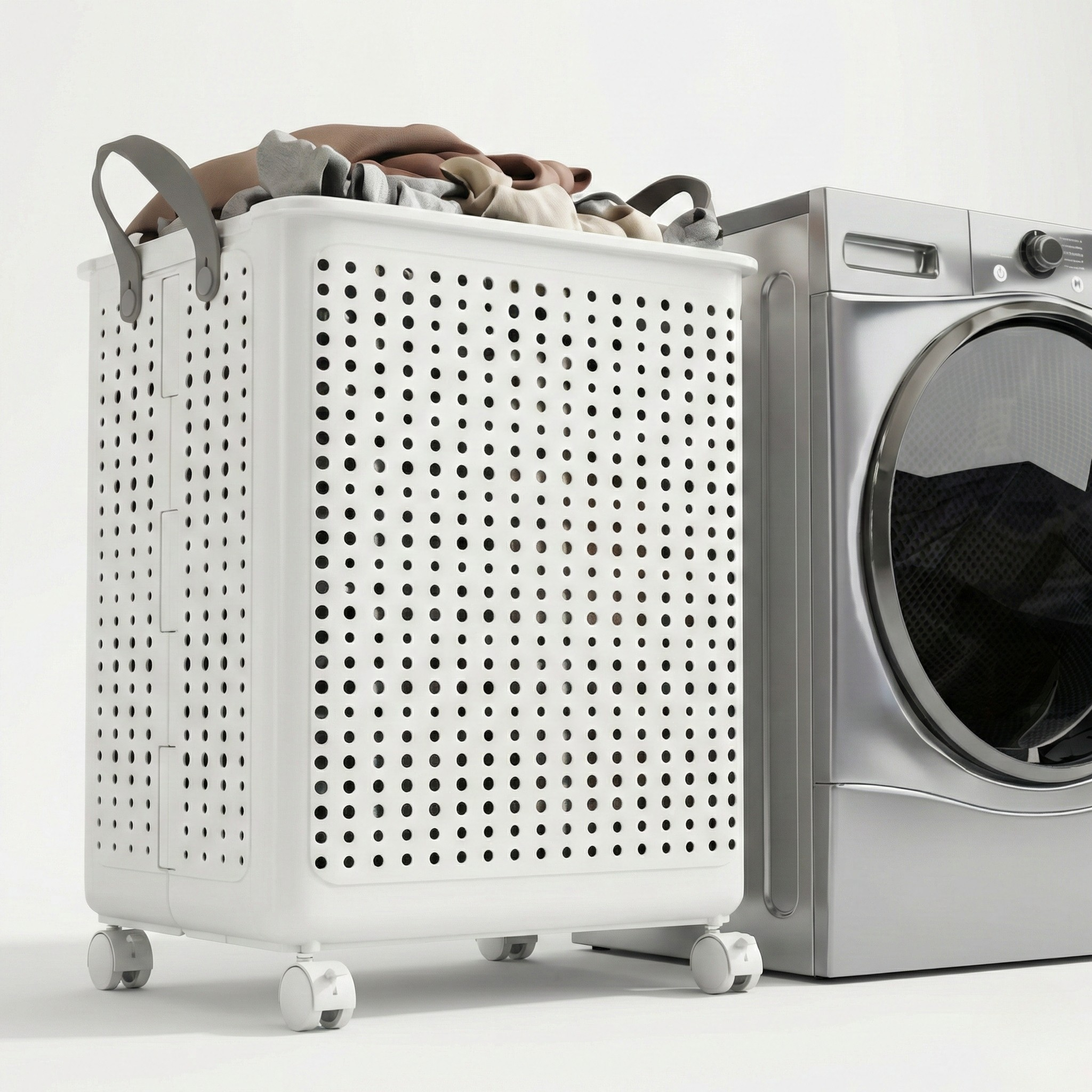 Fremgard Laundry Basket With Wheels